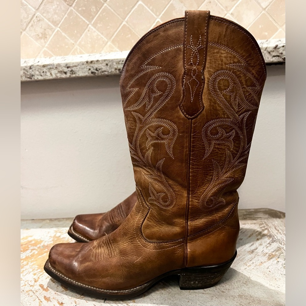 Idyllwind Womens Tumbleweed Performance Square Toe Tan Western Boots Size 9